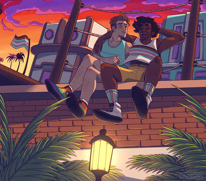 Danny Danny and Anthony Pride Illustration